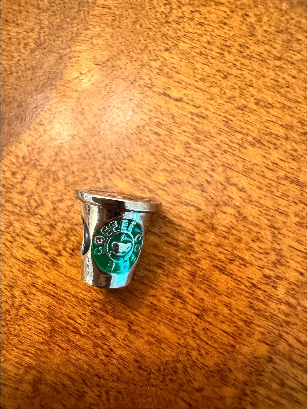 Starbucks Silver Tone Metal Mini Coffee Cup Charm 474